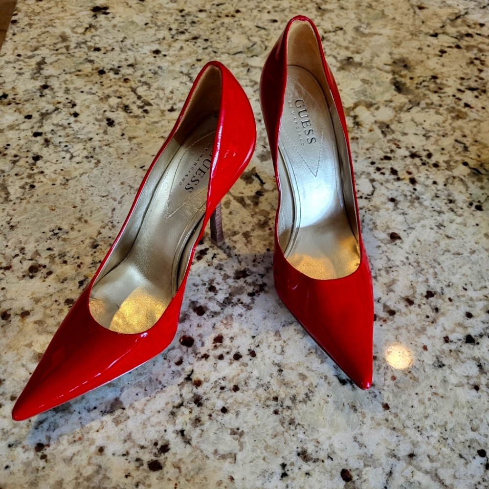 Guess by Marciano Red Stilettos size 7.5